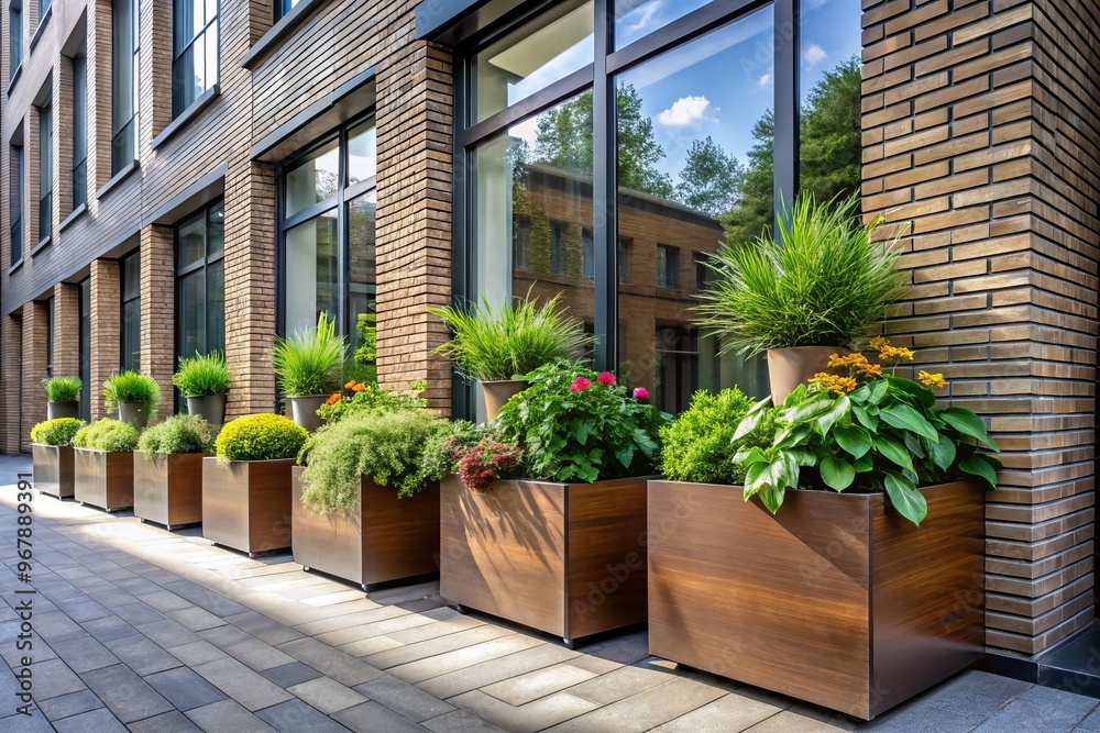 Oversized window planters modern statement piece Oversized window planters modern statement piece
