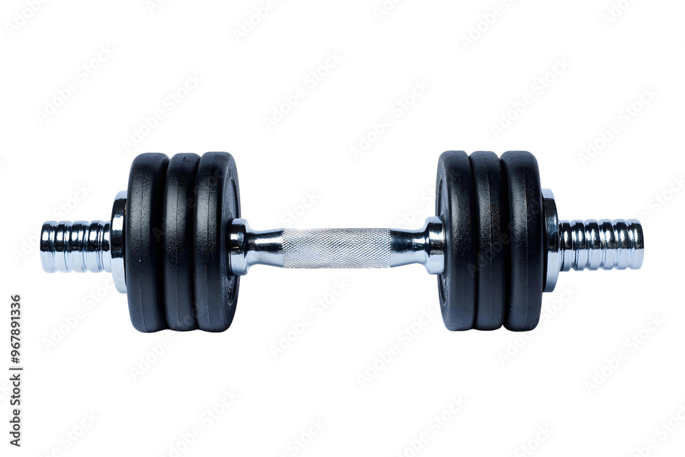 Naklejka premium dumbbell isolated on transparent background