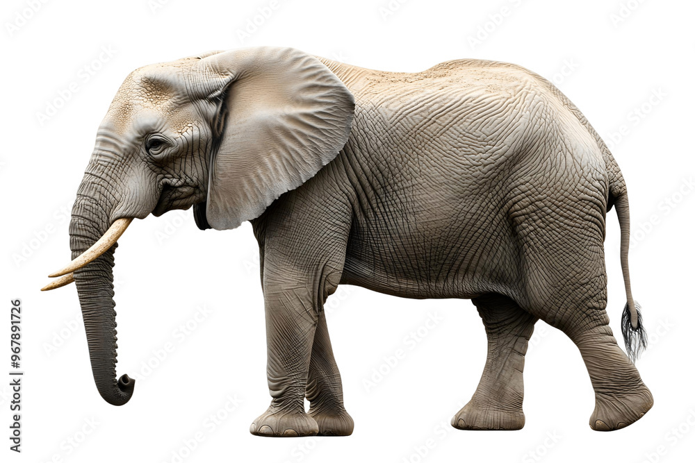 Obraz premium elephant isolated on transparent background
