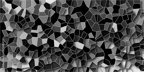 Abstract colorful background with triangles. background of crystallized. dark and light gray Geometric Modern creative background. Gray Geometric Retro tiles pattern. Gray hexagon ceramic