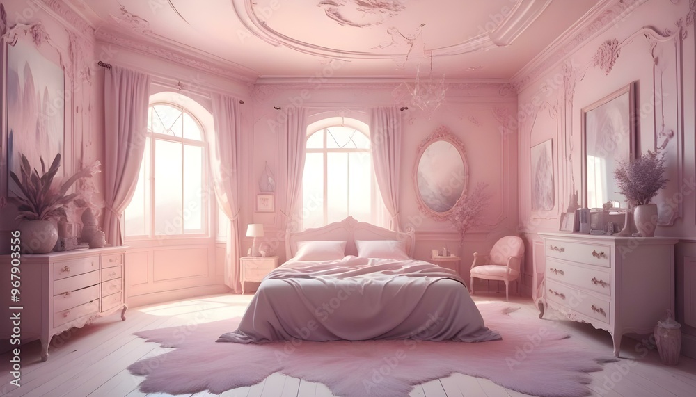 Photo interior modern design room 3d illustration;