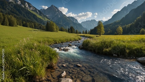 Lechtal valley in Oberbayern. photo