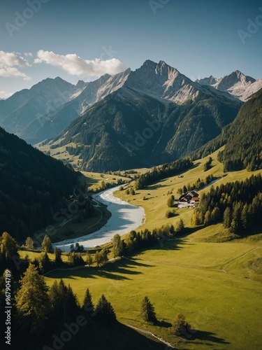 Lechtal valley in Oberbayern photo