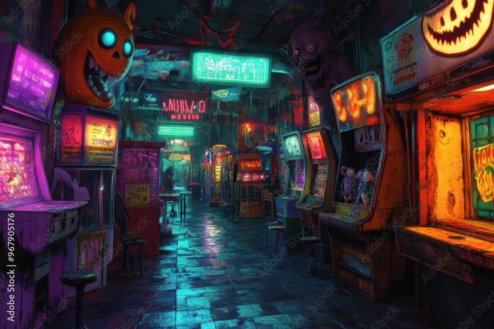 Fototapeta premium Haunted Arcade