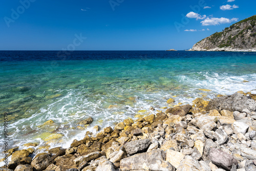 Obraz na płótnie Perazica Do beach near Petrovac in Montenegro w salonie