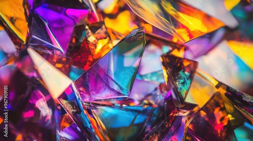 overlapping_shards_of_colorful_glass, Backround photo