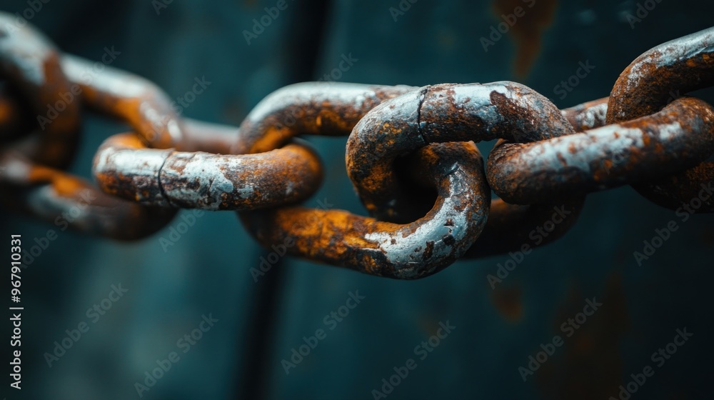 Rusty Chain Close-up Rusty Chain Close-up