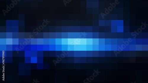 Dark blue mosaic pattern background