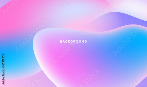 Liquid banner template, poster Gradient Background, banner