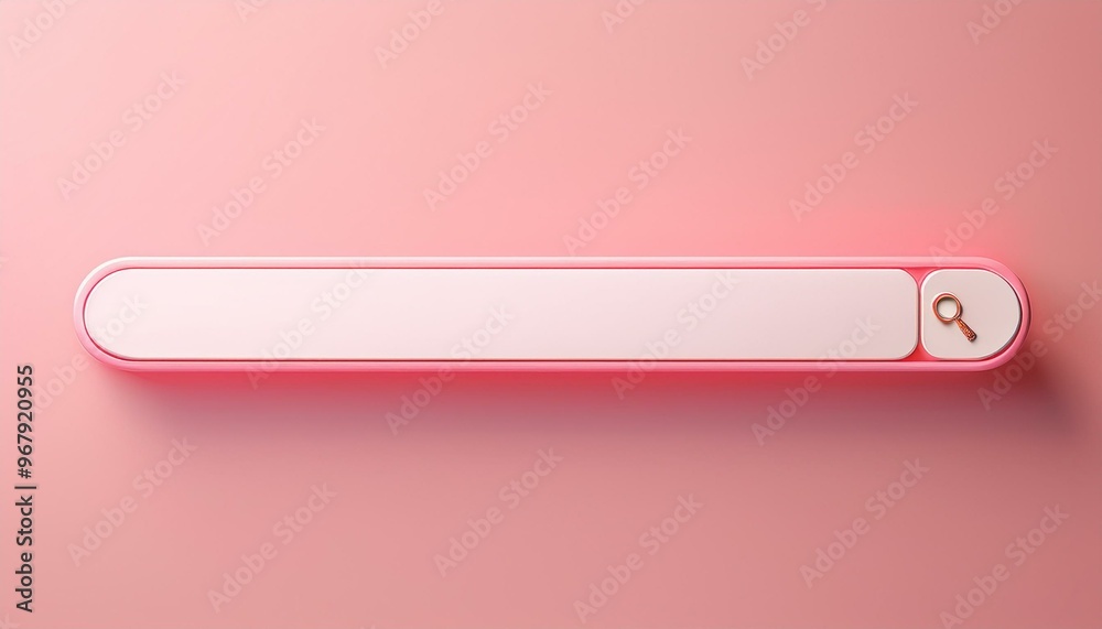 A minimalistic search bar design on a soft pink background, ideal for modern applications, digital interfaces, and branding. A minimalistic search bar design on a soft pink background, ideal for modern applications, digital interfaces, and branding.