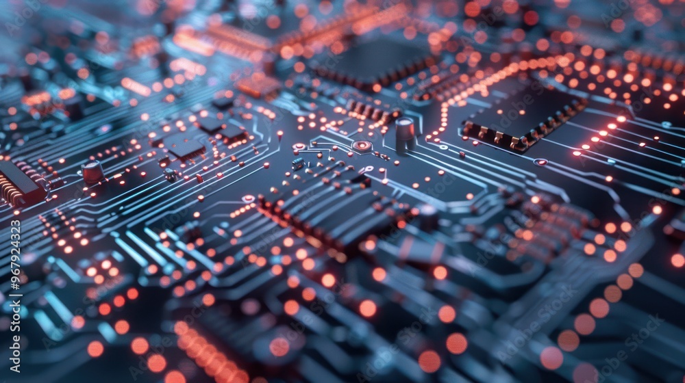 Circuit Board Close Up Circuit Board Close Up