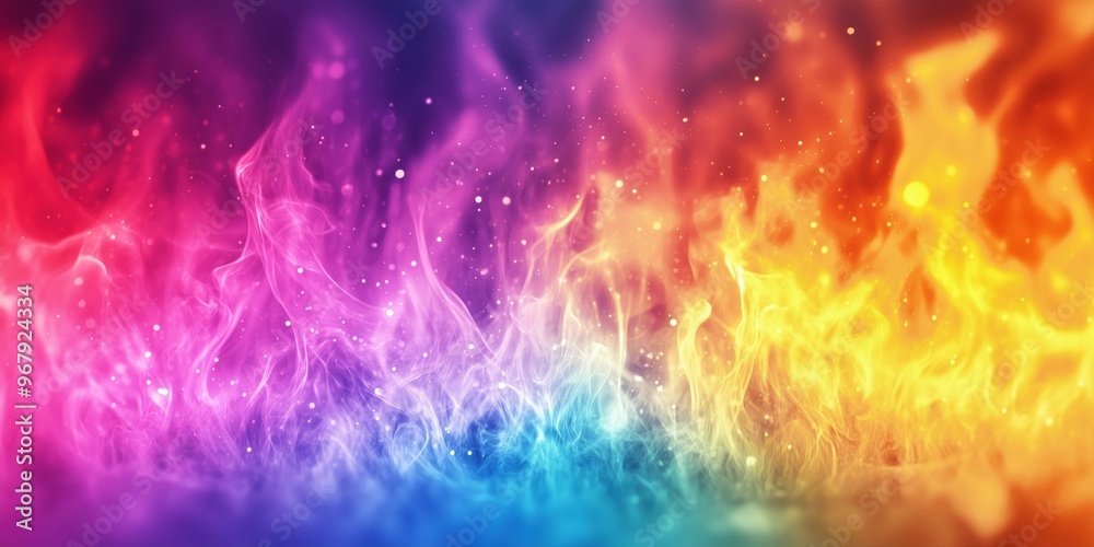 Abstract colorful gradient background with flames in vibrant hues of blue, purple, and orange, ideal for digital art, fantasy designs, or fiery wallpapers. Abstract colorful gradient background with flames in vibrant hues of blue, purple, and orange, ideal for digital art, fantasy designs, or fiery wallpapers.