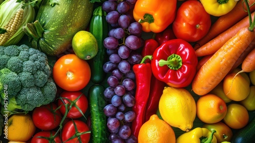 Vibrant Colors of Fresh Produce