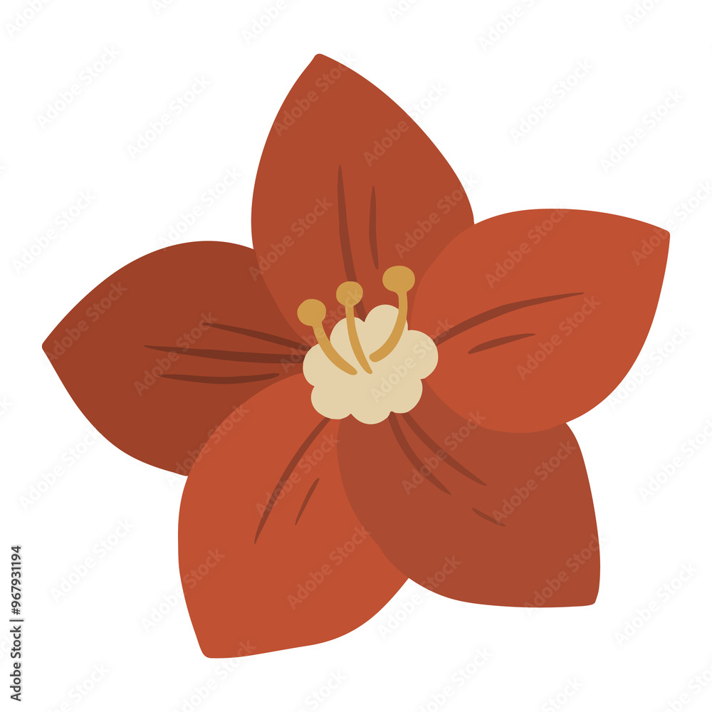 Red botanical social ads template transparent png Red botanical social ads template transparent png