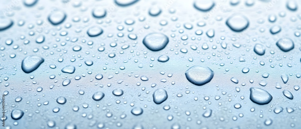 Detailed View of Water Droplets. Concept Macro Photography Techniques, Nature's Beauty, Light Refraction in Water, Capturing Textures, Importance of Patience Detailed View of Water Droplets. Concept Macro Photography Techniques, Nature's Beauty, Light Refraction in Water, Capturing Textures, Importance of Patience