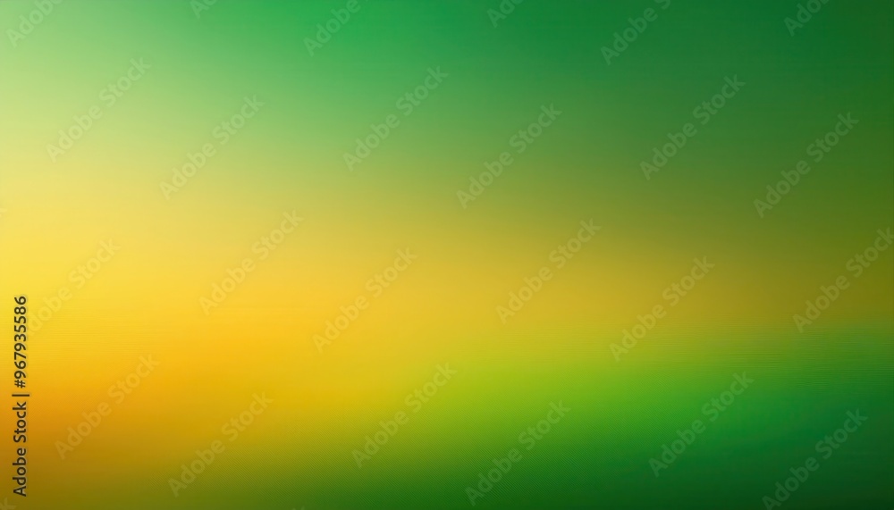 Naklejka premium Vibrant Abstract Gradient. Smooth Transition of Yellow to Green, Evoking a Serene Dawn Like Atmosphere with Soft Textures and Faded Lines