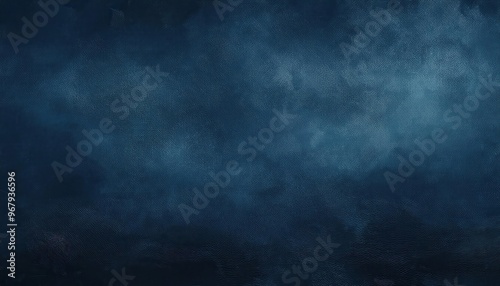 Deep Blue Textured Canvas with Subtle Gradient Lighting. Abstract Backdrop Featuring Soft Shadows and Gradual Shifts from Dark to Light Blues photo