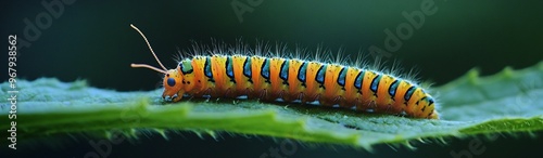 a banner size photo of a catarpillar photo