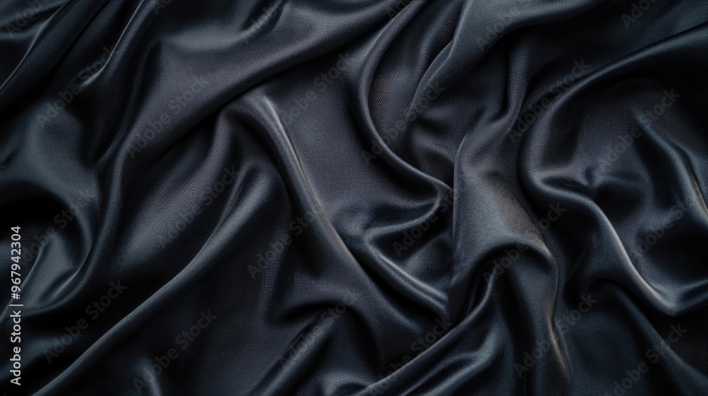 Black Satin Close-Up