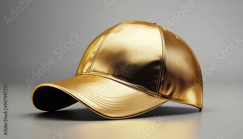  Gold committee cap isolated on background, committee, cap, gold, isolated,background, accessory, fashion, headwear