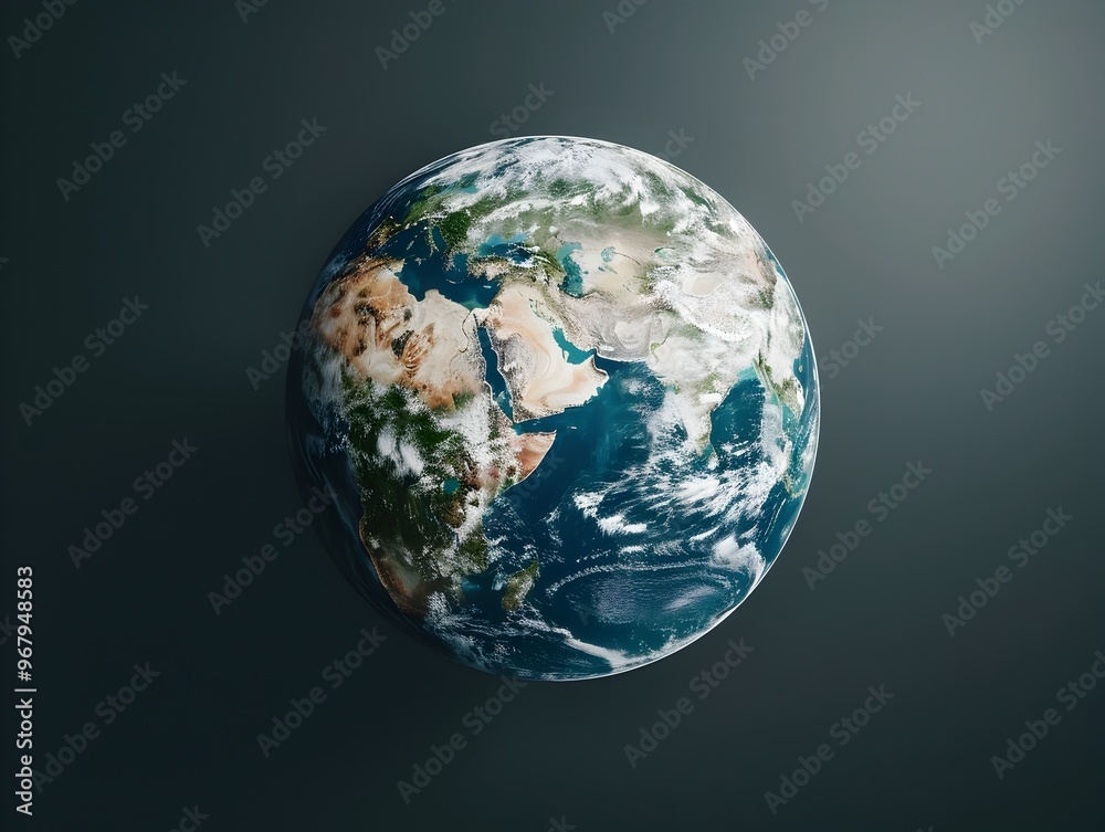 Satellite Image of Earth Showcasing Global Climate Change Impacts Satellite Image of Earth Showcasing Global Climate Change Impacts