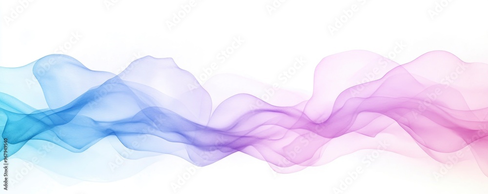 Obraz premium abstract watercolor stain flow in various color on white background