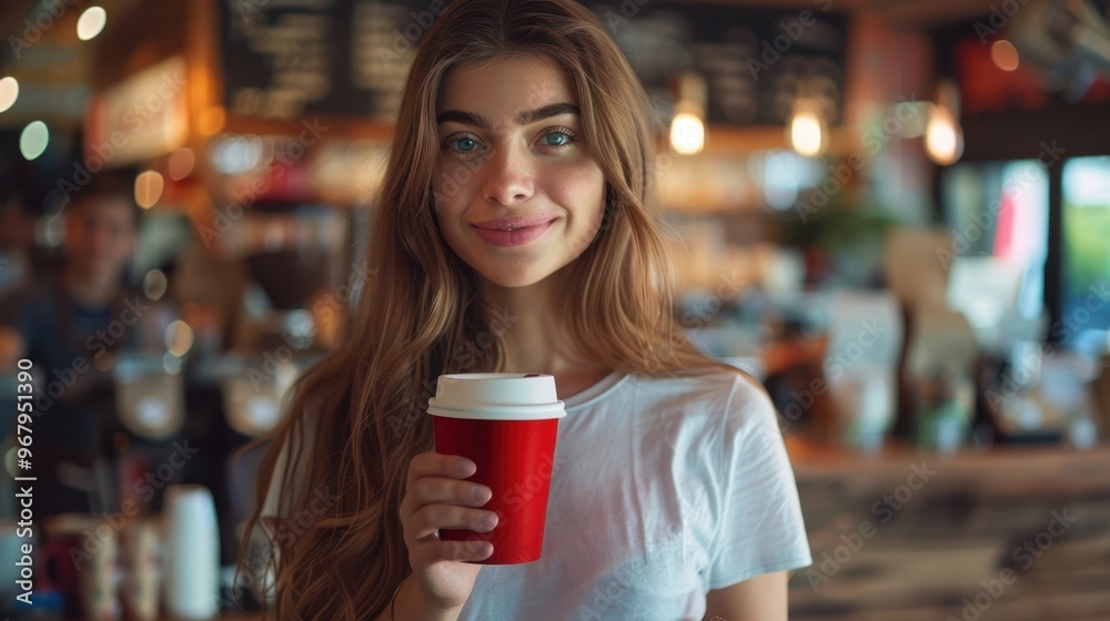 The Woman with Coffee Cup The Woman with Coffee Cup
