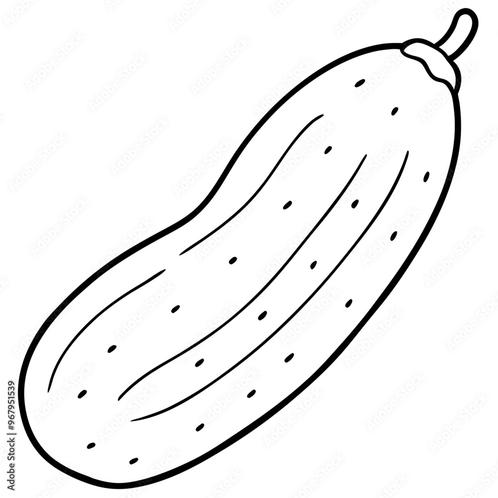 cucumber vegetable outline coloring book page line art illustration digital drawing cucumber vegetable outline coloring book page line art illustration digital drawing