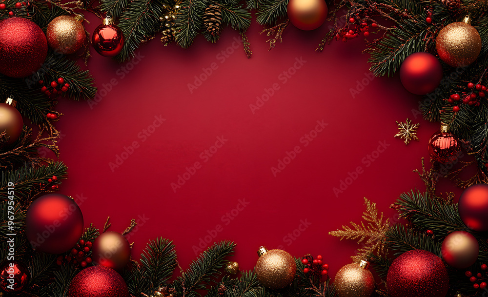 “Christmas-Themed Frame Background with Red Color and Festive Decorations”
“Christmas-Themed Frame Background with Red Color and Festive Decorations”