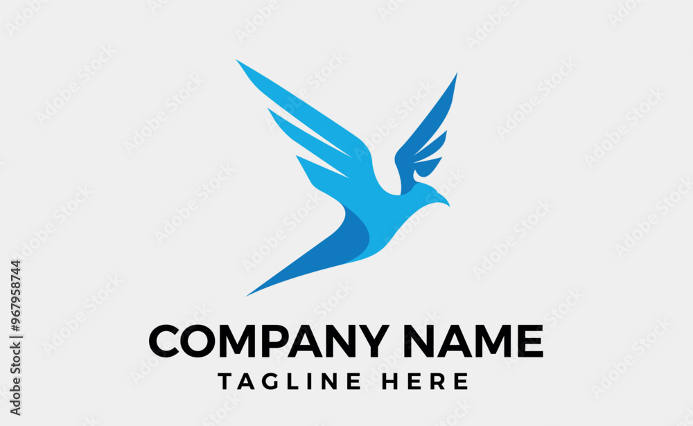 abstract Bird design concept element isolated on a white backgrounds, editable vector illustration. abstract Bird design concept element isolated on a white backgrounds, editable vector illustration.