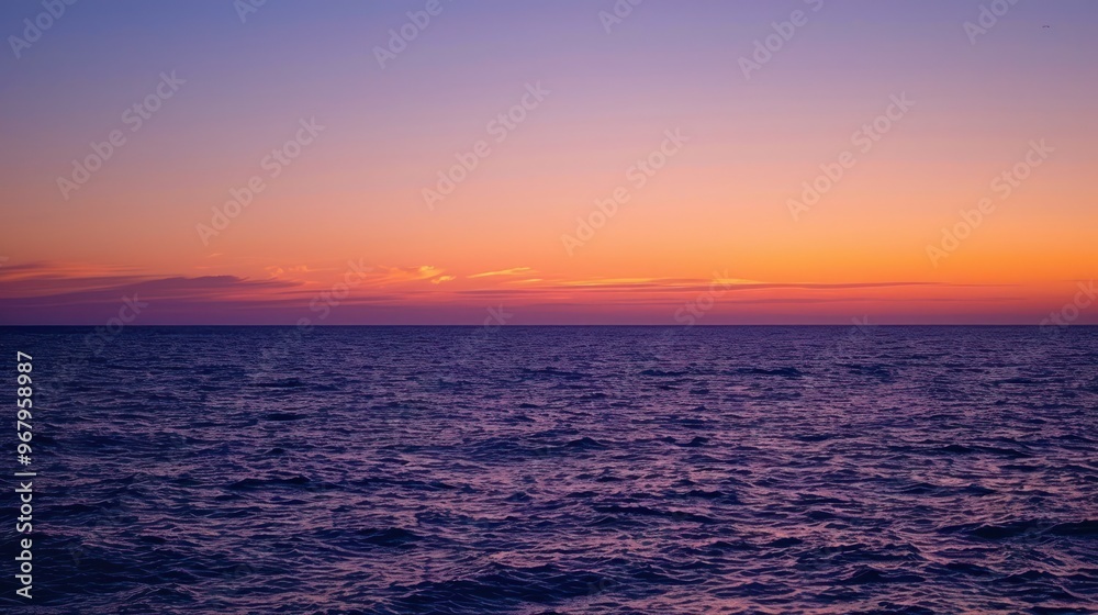 Stunning Sunset Over the Ocean Stunning Sunset Over the Ocean