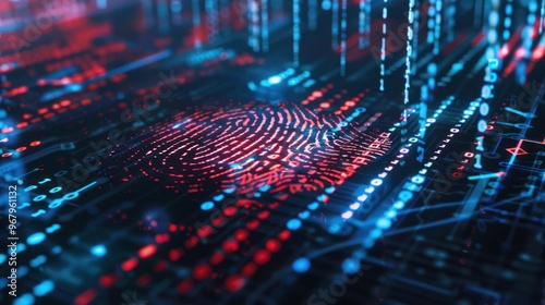 Digital Fingerprint on Cybernetic Circuit Board