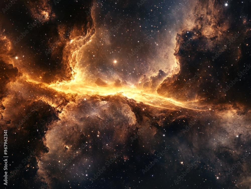 Fototapeta premium Star field in night sky