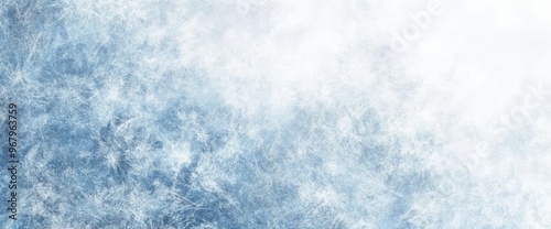 Abstract Blue and White Frozen Ice Rink Texture, Digital Painting Style Background