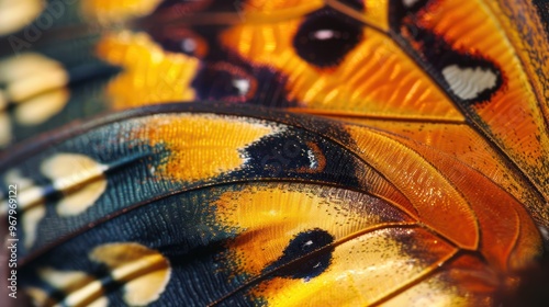 Close-up of a Butterfly's Wings