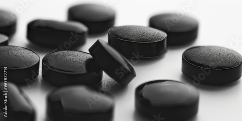 A selection of chocolates on a table, perfect for a sweet treat or as a prop in a still life arrangement
