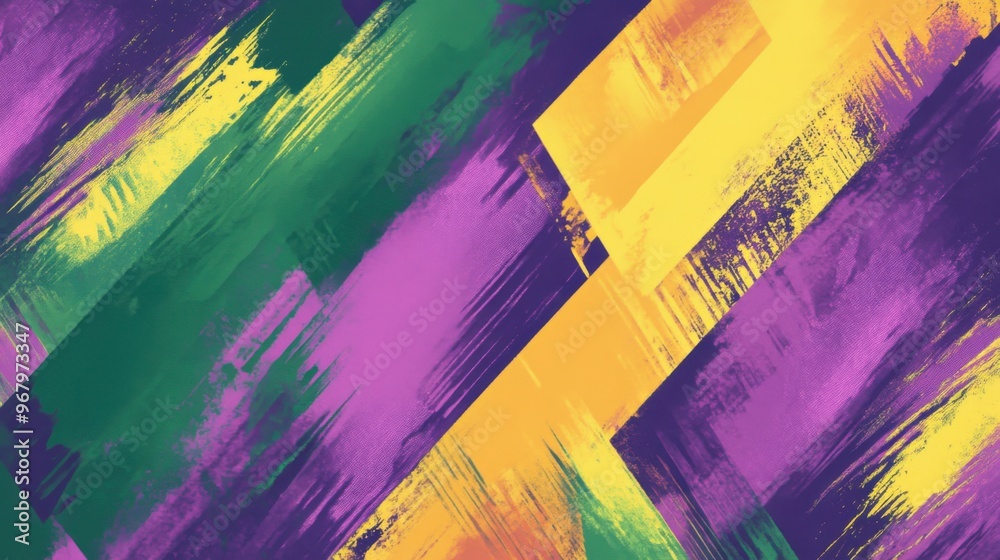 Fototapeta premium Dynamic Abstract Background with Sharp Arrows and Brush Strokes for Vibrant Movement