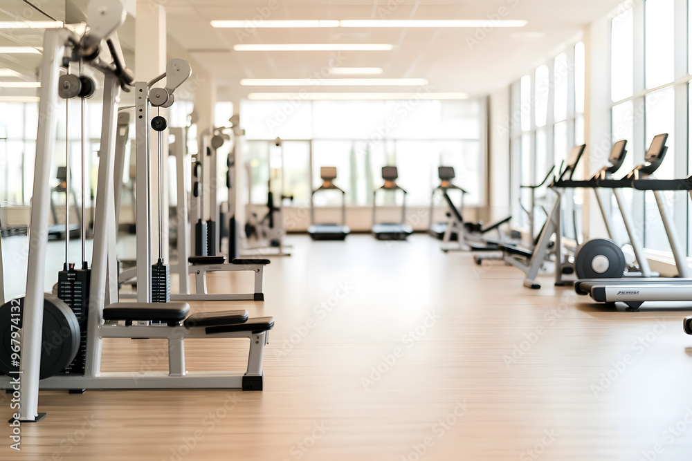 Fototapeta premium training in gym