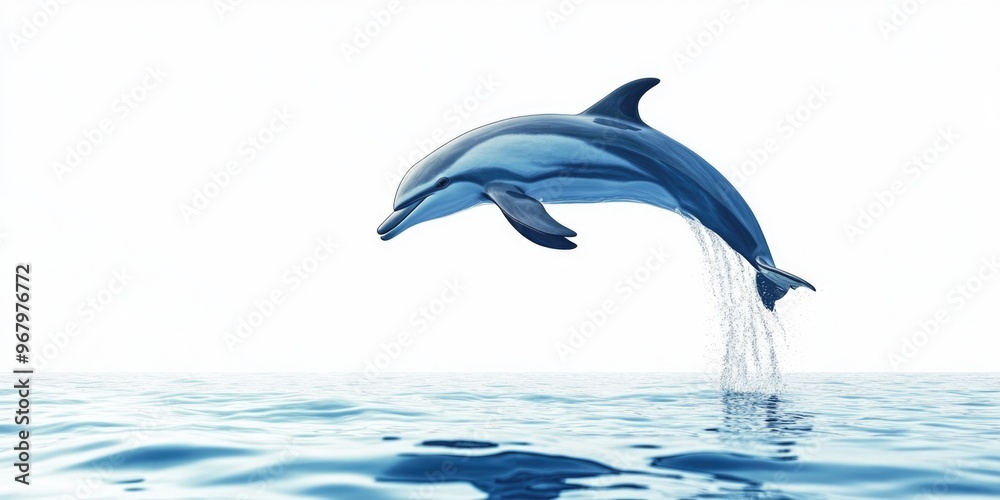 Dolphin jumping out of the water Dolphin jumping out of the water