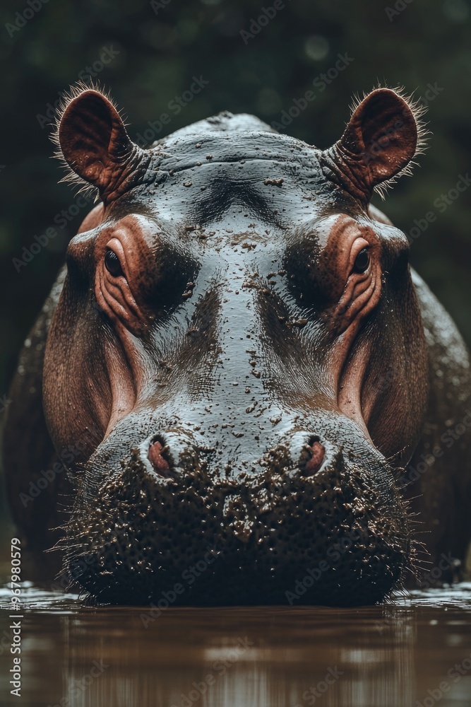Fototapeta premium Hippo in Water