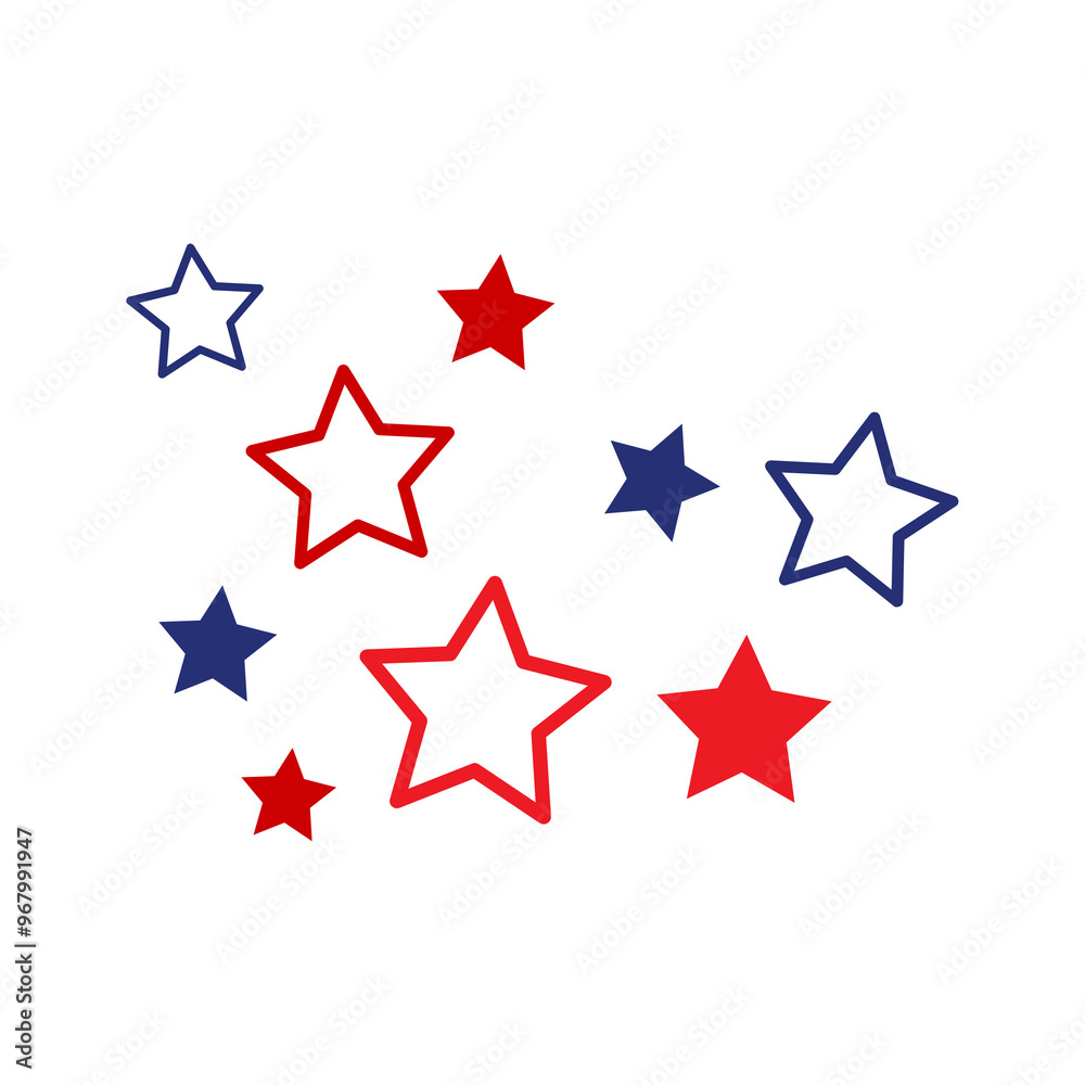 America flag star of 4th of July | Red and Blue Stars PNG America flag star of 4th of July | Red and Blue Stars PNG