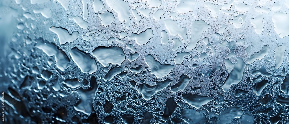 Mesmerizing display of nature s as icy rain creates intricate abstract patterns on a frosted window during freezing weather conditions The delicate Mesmerizing display of nature s as icy rain creates intricate abstract patterns on a frosted window during freezing weather conditions The delicate