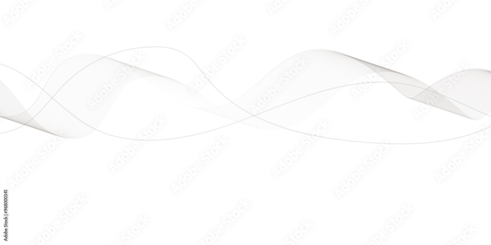 Abstract background wave lines are smooth and curved. Gray waves vector illustration. Design elements. Waves background. Wave with lines created using blend tool. Curved wavy line, smooth stripe. Abstract background wave lines are smooth and curved. Gray waves vector illustration. Design elements. Waves background. Wave with lines created using blend tool. Curved wavy line, smooth stripe.