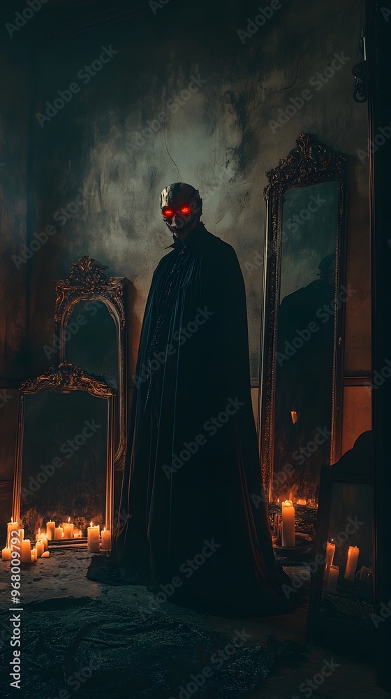 Halloween, Haunting, Witches, Ghosts, Haunted, Vampire, Cemetery, Pattern Background, Wallpaper, Cover and Screen for Smartphone, PC, Laptop, 9:16 and 16:9 Format