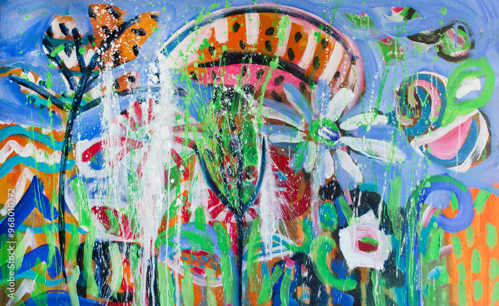 Obraz premium Painting as a Background