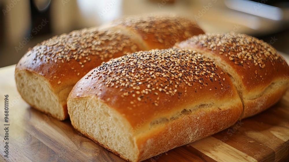 Warm and savory wheat bread with crispy crust. Warm and savory wheat bread with crispy crust.