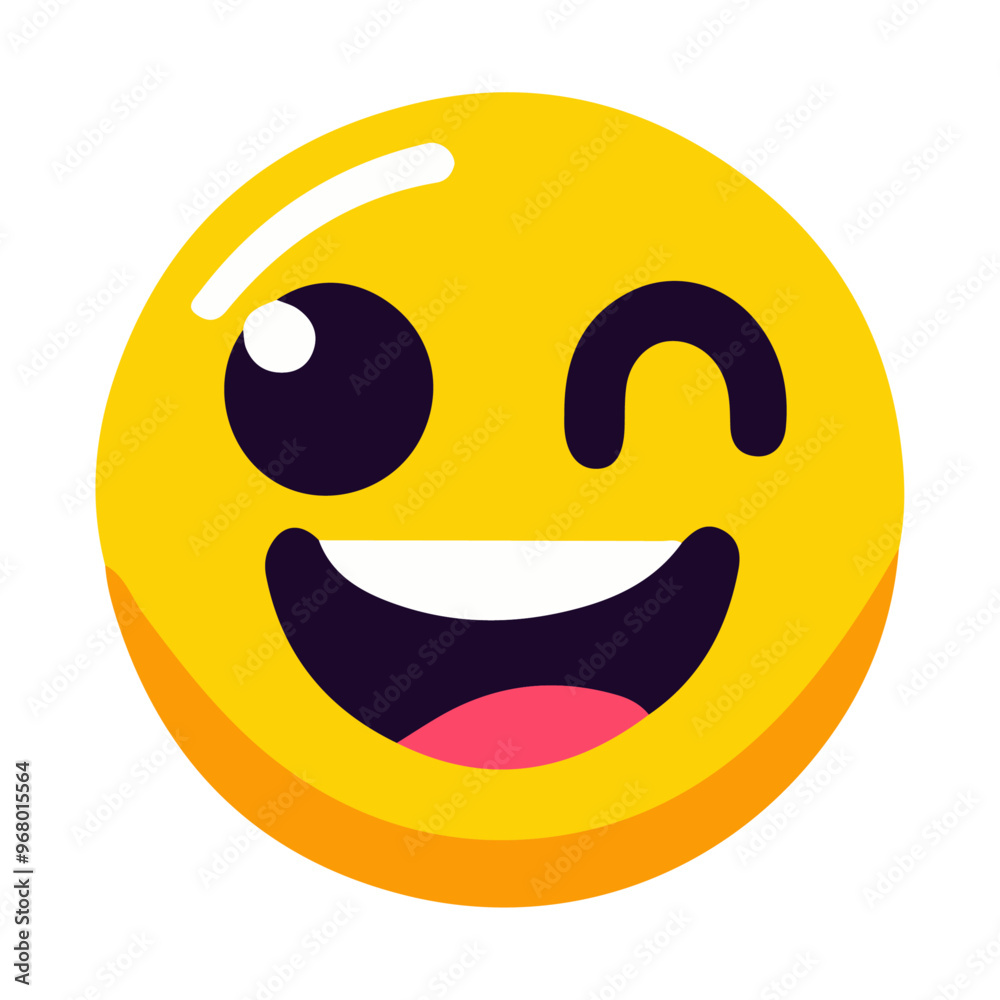 Smiley Face Emoji Vector Icon: High-Resolution, Versatile Icon for Digital and Graphic Design Smiley Face Emoji Vector Icon: High-Resolution, Versatile Icon for Digital and Graphic Design