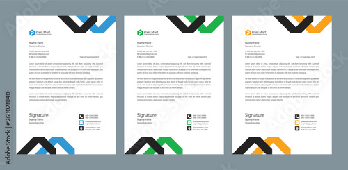 letterhead flyer corporate official minimal creative abstract professional informative newsletter magazine poster brochure design