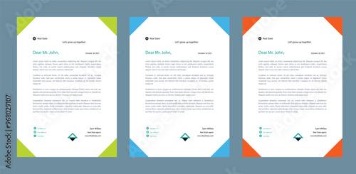 letterhead flyer corporate official minimal creative abstract professional informative newsletter magazine poster brochure design