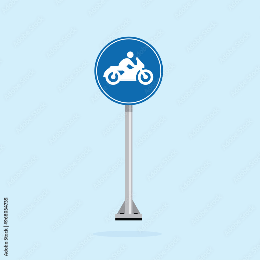 road sign icon, motorcycle parking place. suitable for poster use and web icon road sign icon, motorcycle parking place. suitable for poster use and web icon